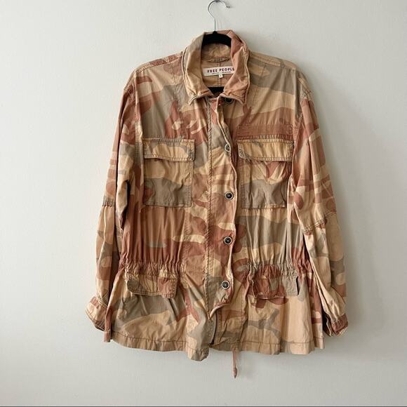 Free People Lead the Way Camo Utility Jacket - Picture 3 of 8
